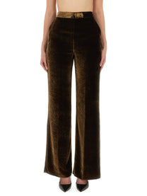 Etro Women's Velvet Pants Brown