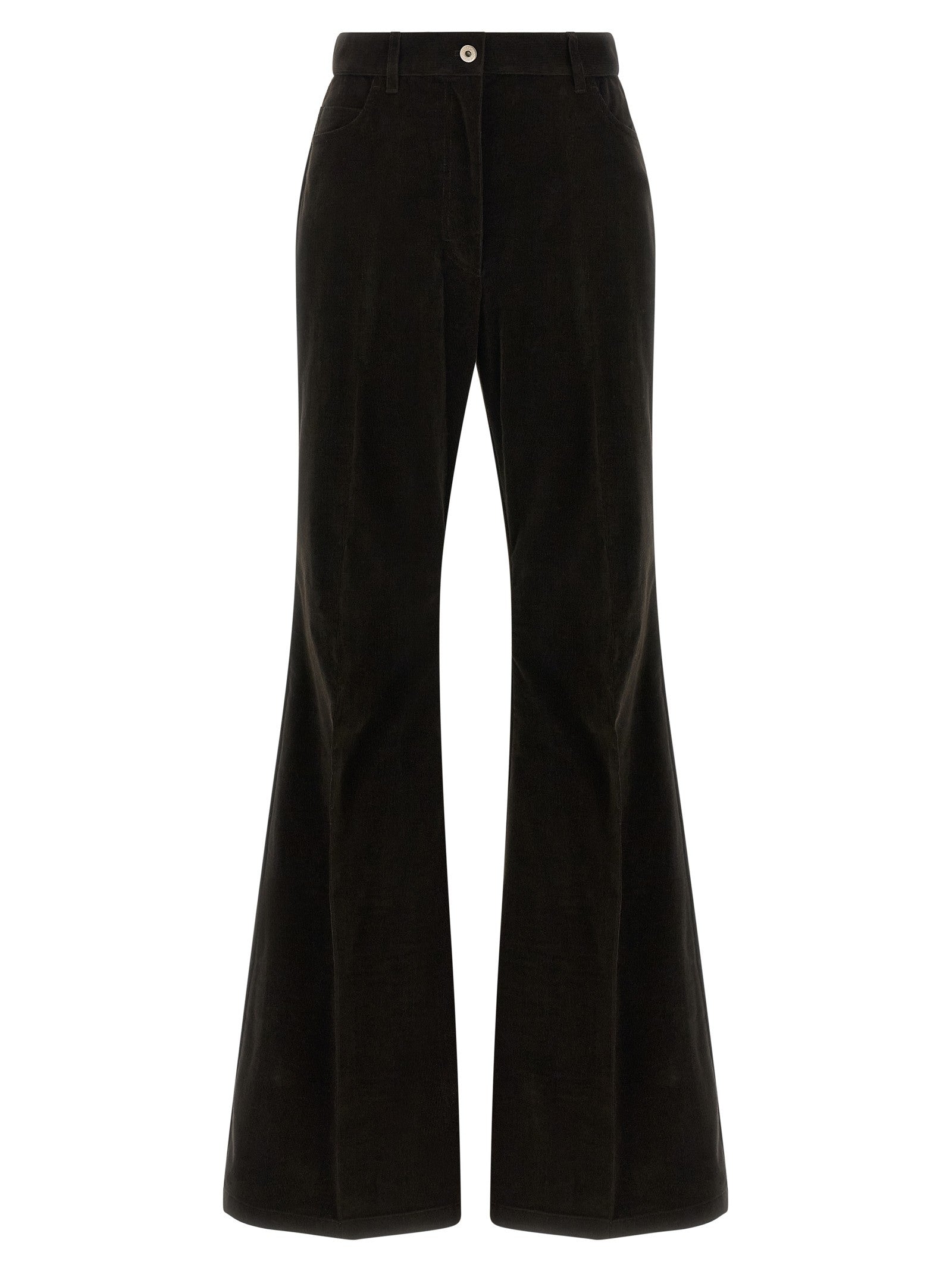 Ferragamo Velvet Pants Brown