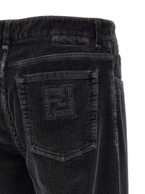 Fendi Velvet Pants Grey