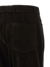 Ferragamo Velvet Pants Brown