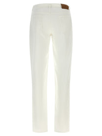 Brunello Cucinelli Velvet Pants White, view 2