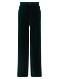 Gucci Velvet Pants Green