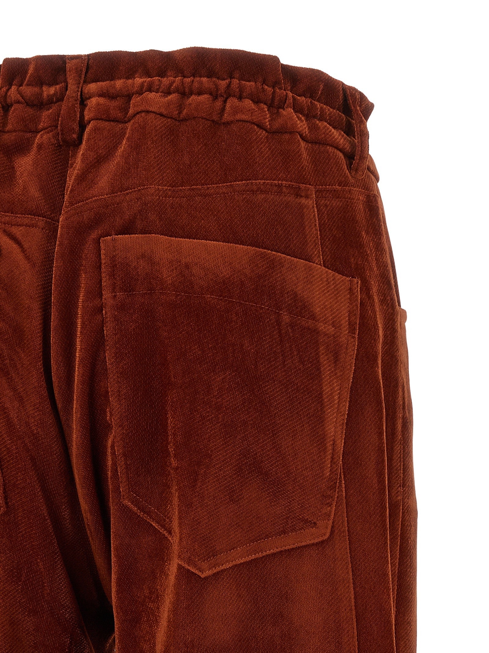 Nude Lucy Velvet Pants Red