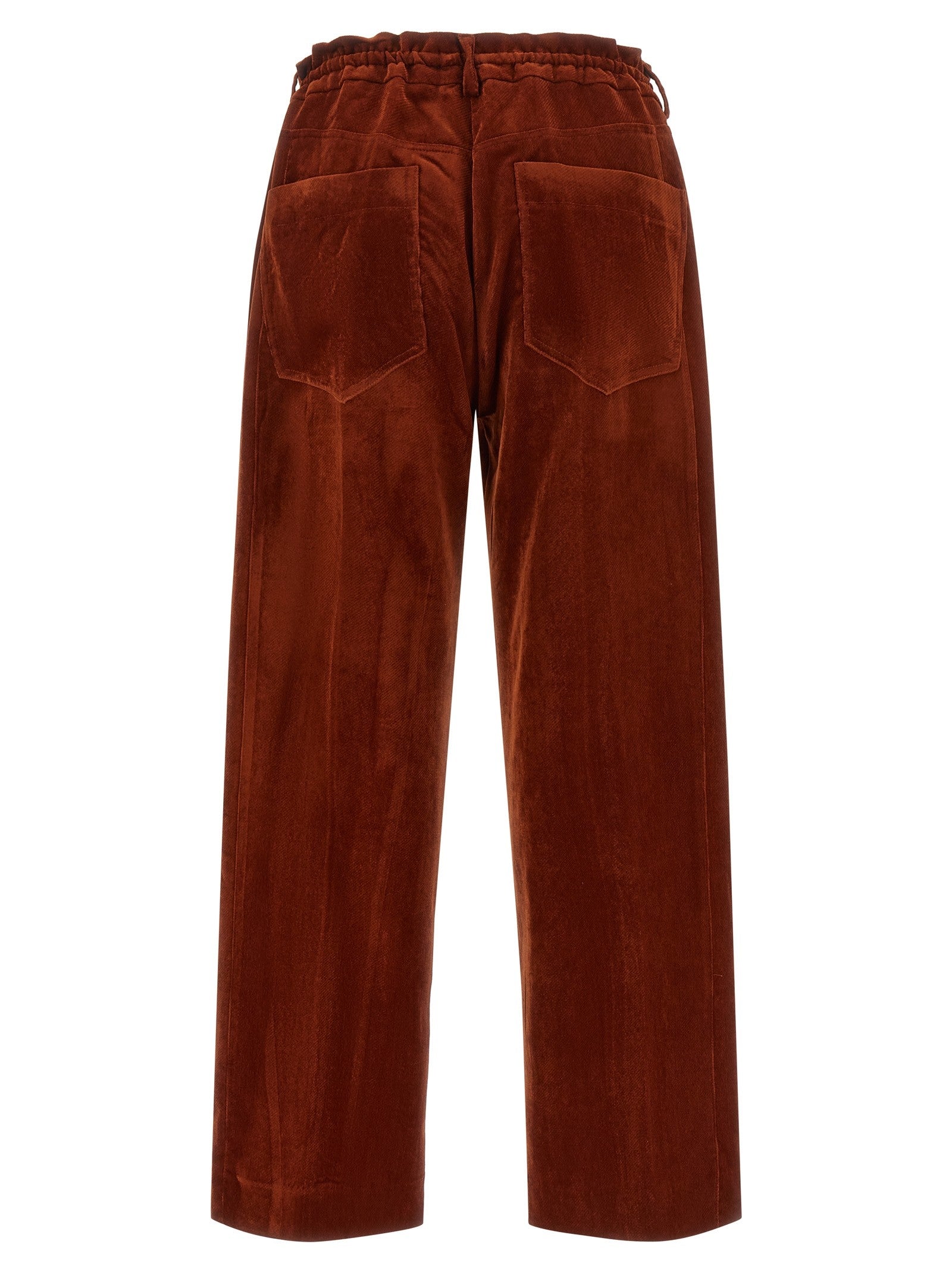 Nude Lucy Velvet Pants Red