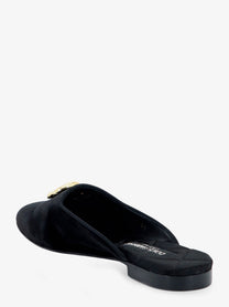 Dolce &amp; Gabbana Women's Velvet Sabot Black