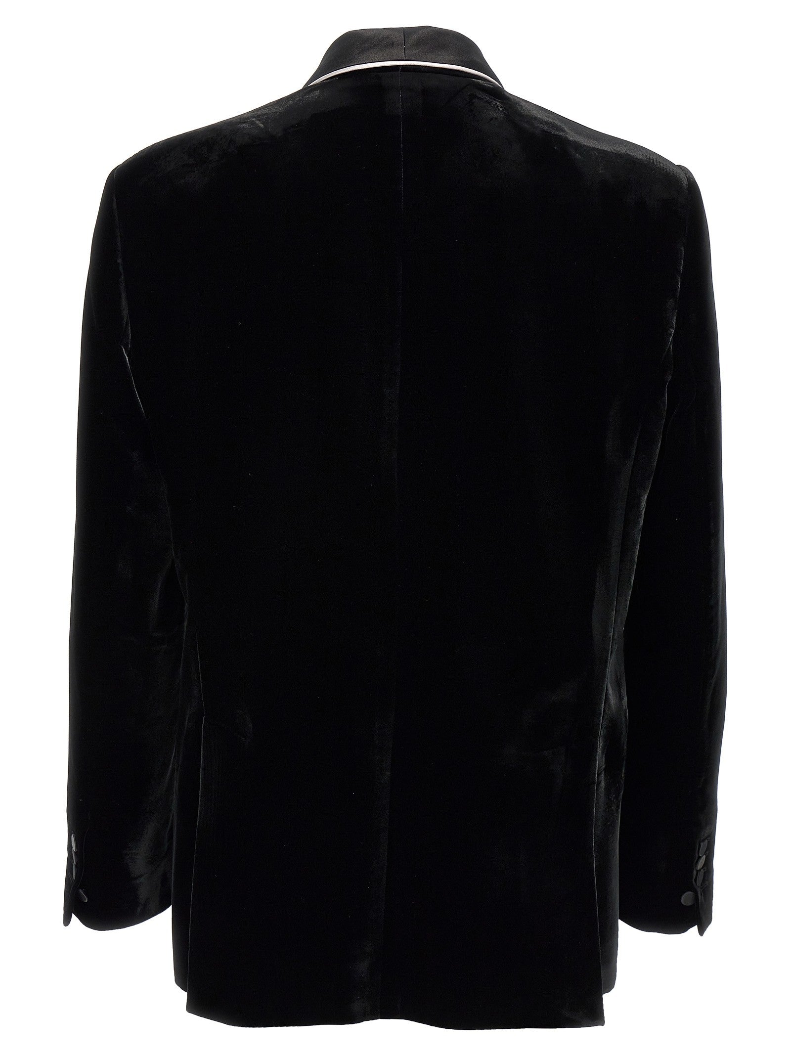 Dsquared2 Velvet Sexy Palm Beach Blazer Black