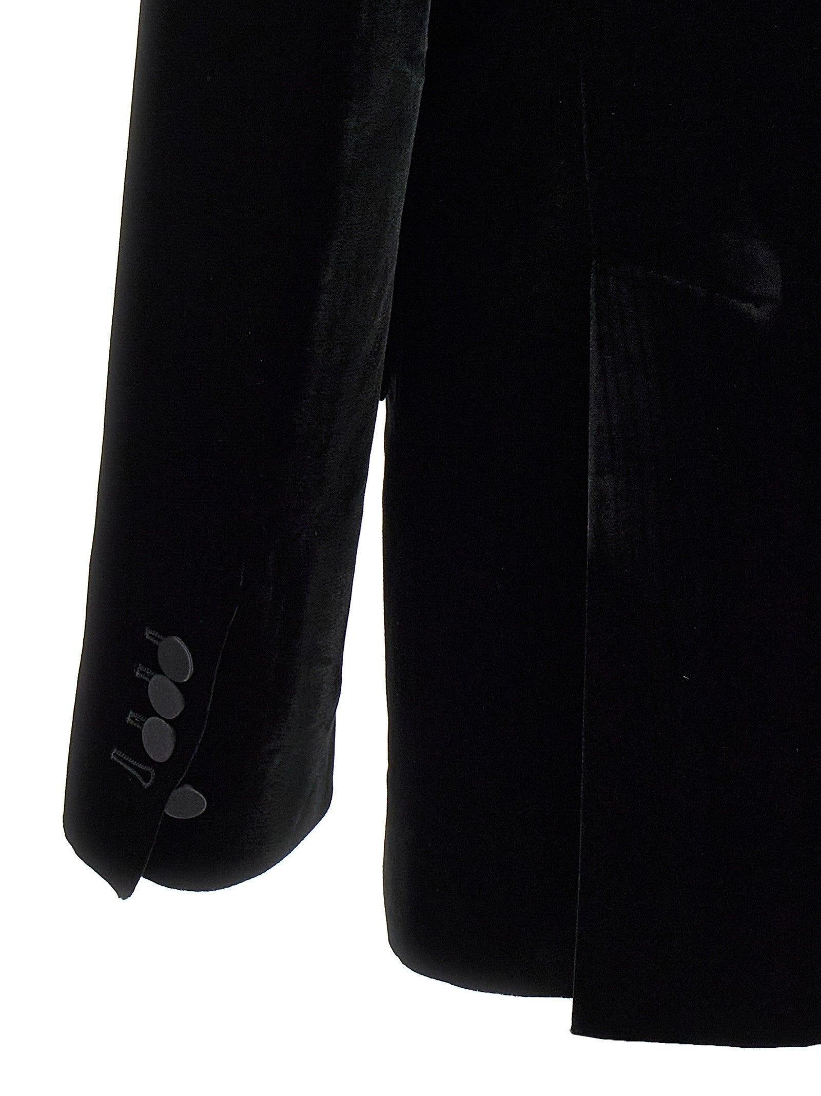 Dsquared2 Velvet Sexy Palm Beach Blazer Black