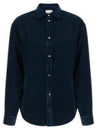 Nude Lucy Velvet Shirt Blue