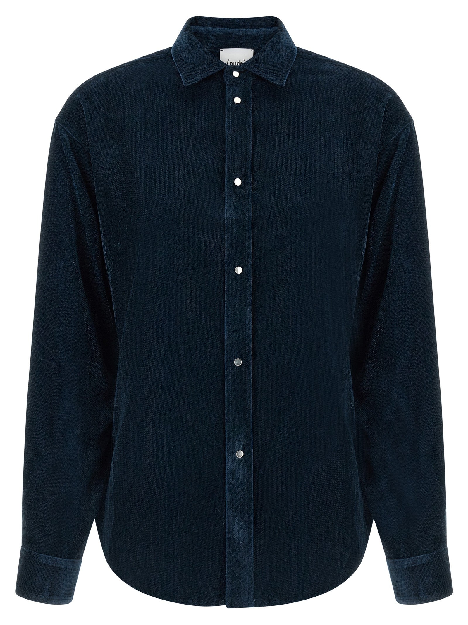 Nude Lucy Velvet Shirt Blue