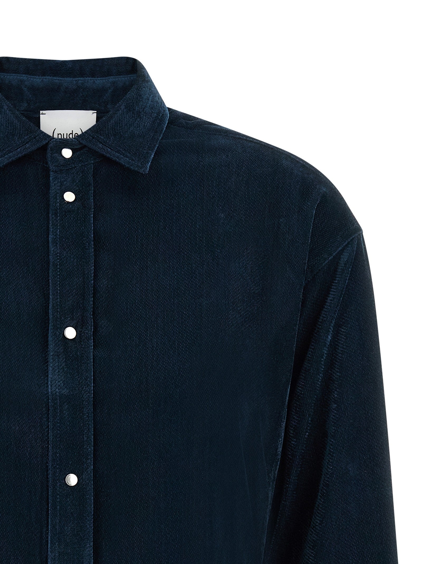 Nude Lucy Velvet Shirt Blue