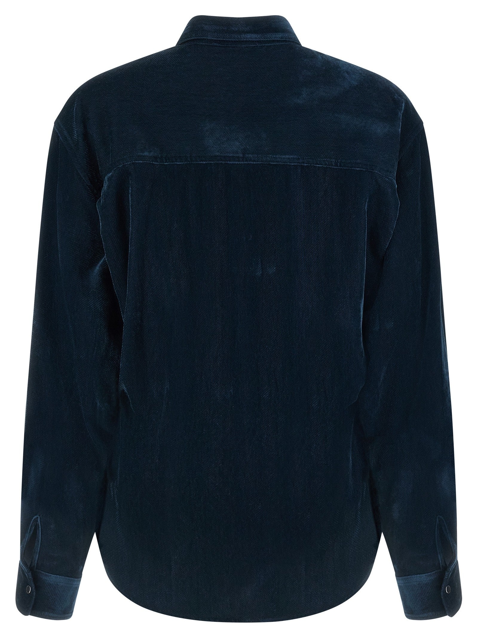Nude Lucy Velvet Shirt Blue