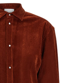 Nude Lucy Velvet Shirt Red