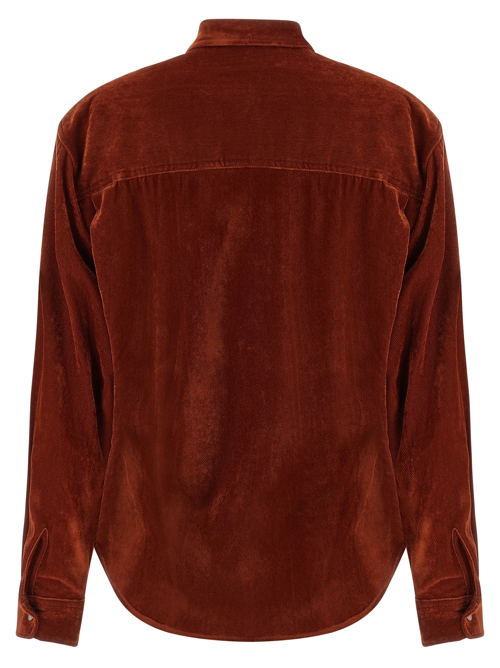 Nude Lucy Velvet Shirt Red