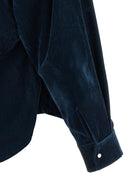 Nude Lucy Velvet Shirt Blue, view 4