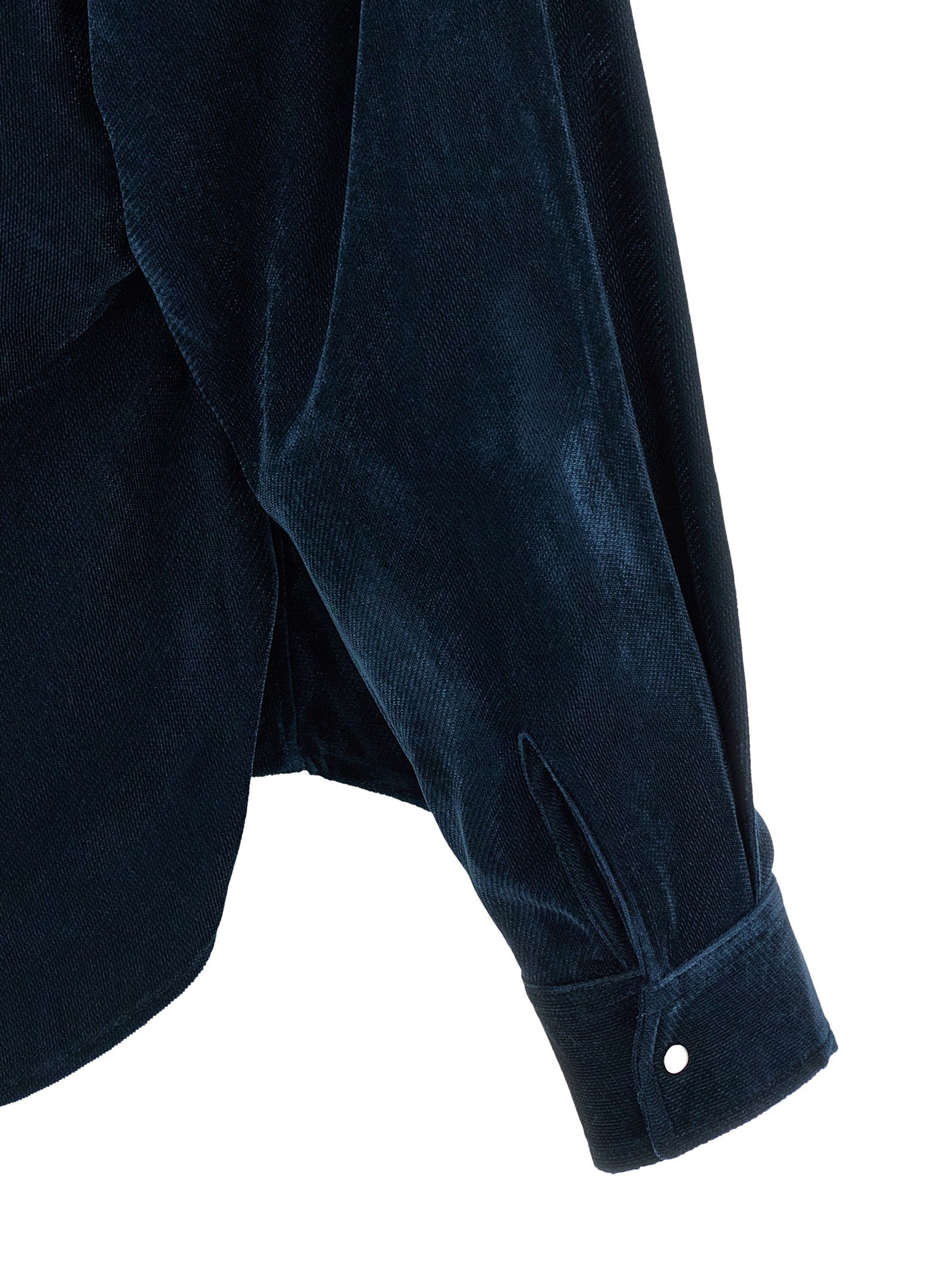 Nude Lucy Velvet Shirt Blue