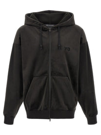 Y-3 Velvet Sip HD Sweatshirt Black