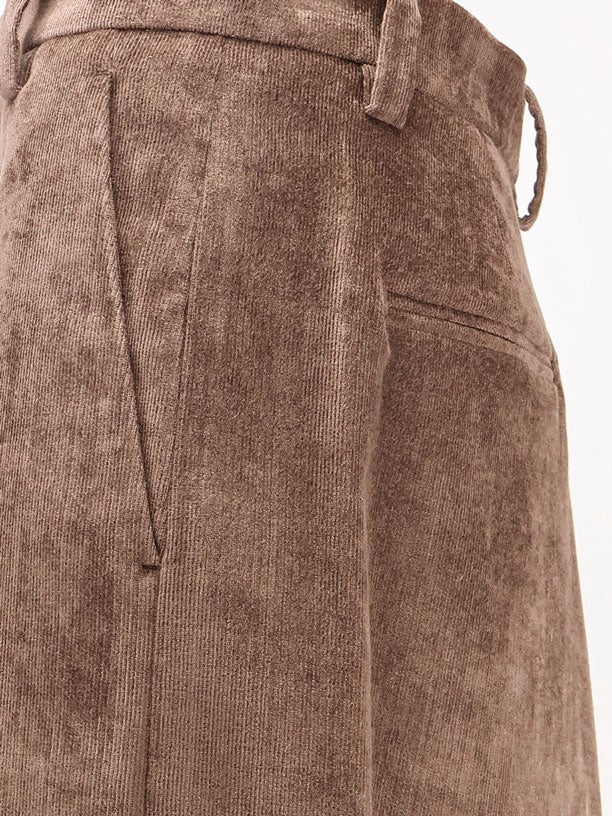 Brunello Cucinelli Women's Velvet Skirt Brown