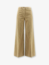 ASPESI Women's Velvet Trousers Beige