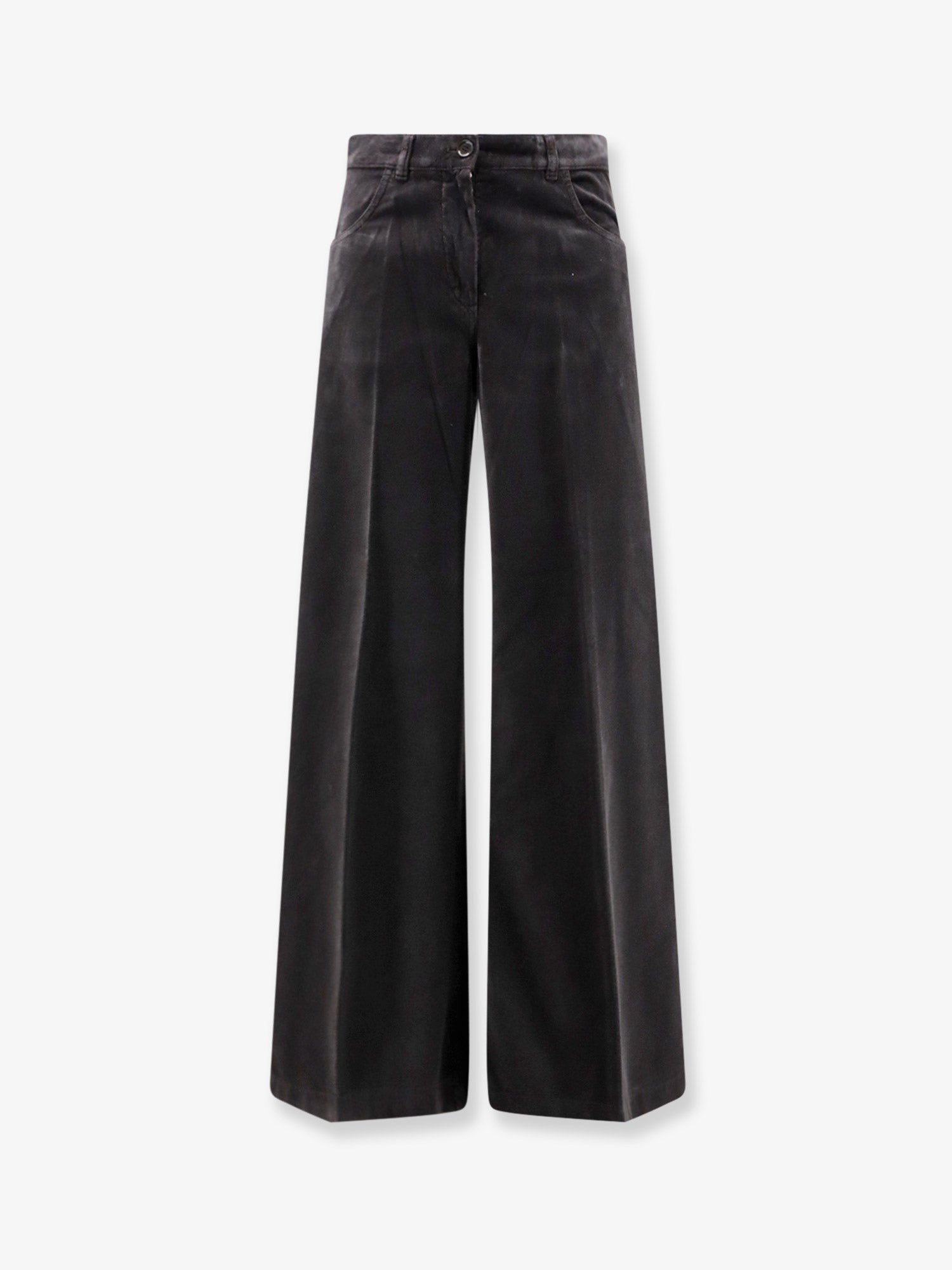 ASPESI Women's Velvet Trousers Brown