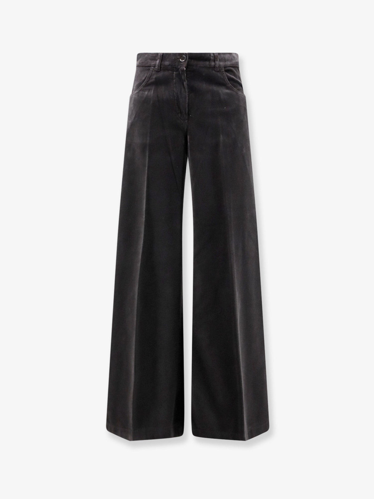 ASPESI Women's Velvet Trousers Brown