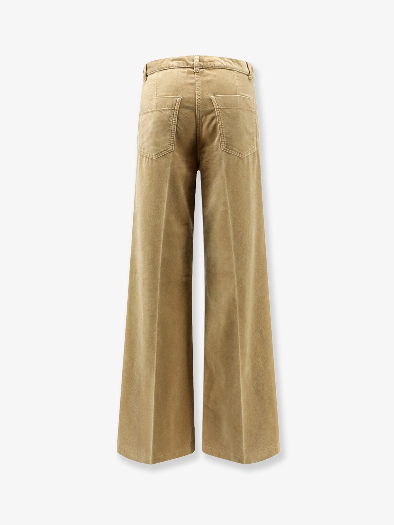 ASPESI Women's Velvet Trousers Beige