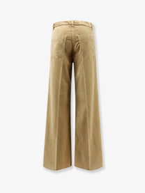 ASPESI Women's Velvet Trousers Beige