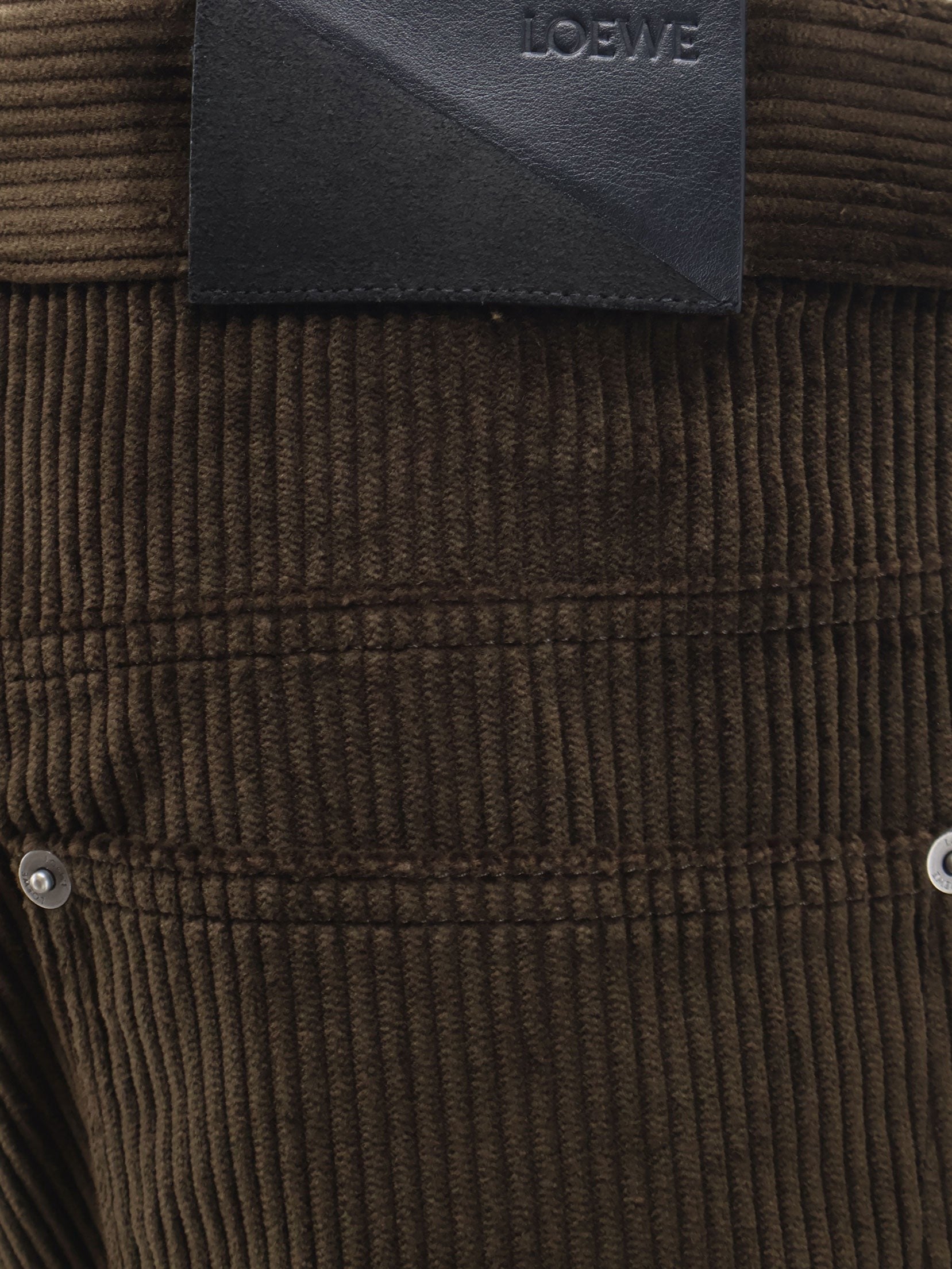 Loewe Women's Velvet Trousers Brown