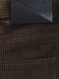 Loewe Men's Velvet Trousers Brown