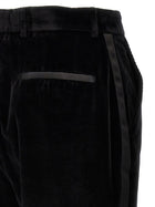 Dolce &amp; Gabbana Velvet Tuxedo Pants Black, view 4