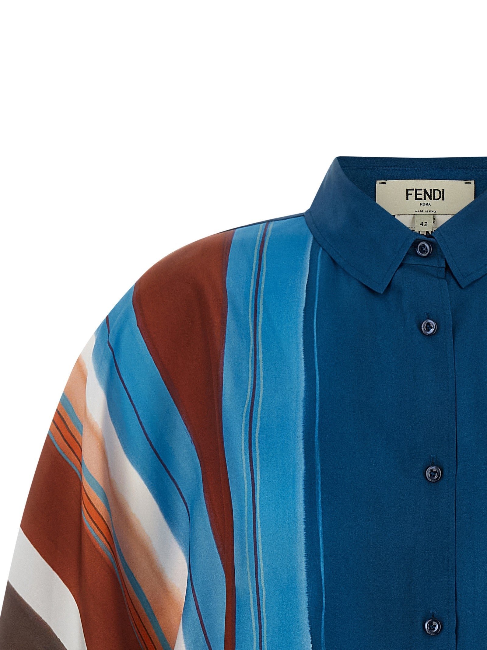 Fendi Venetian Stripes Shirt Gold