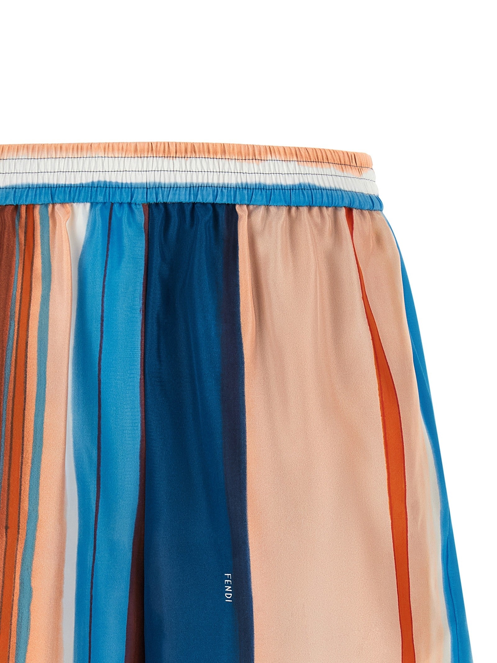 Fendi Venetian Stripes Shorts Gold