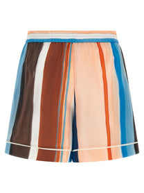 Fendi Venetian Stripes Shorts Gold