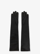 The Frankie Shop Women's Veneto Leather Gloves Black, view 2