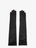 The Frankie Shop Women's Veneto Leather Gloves Black