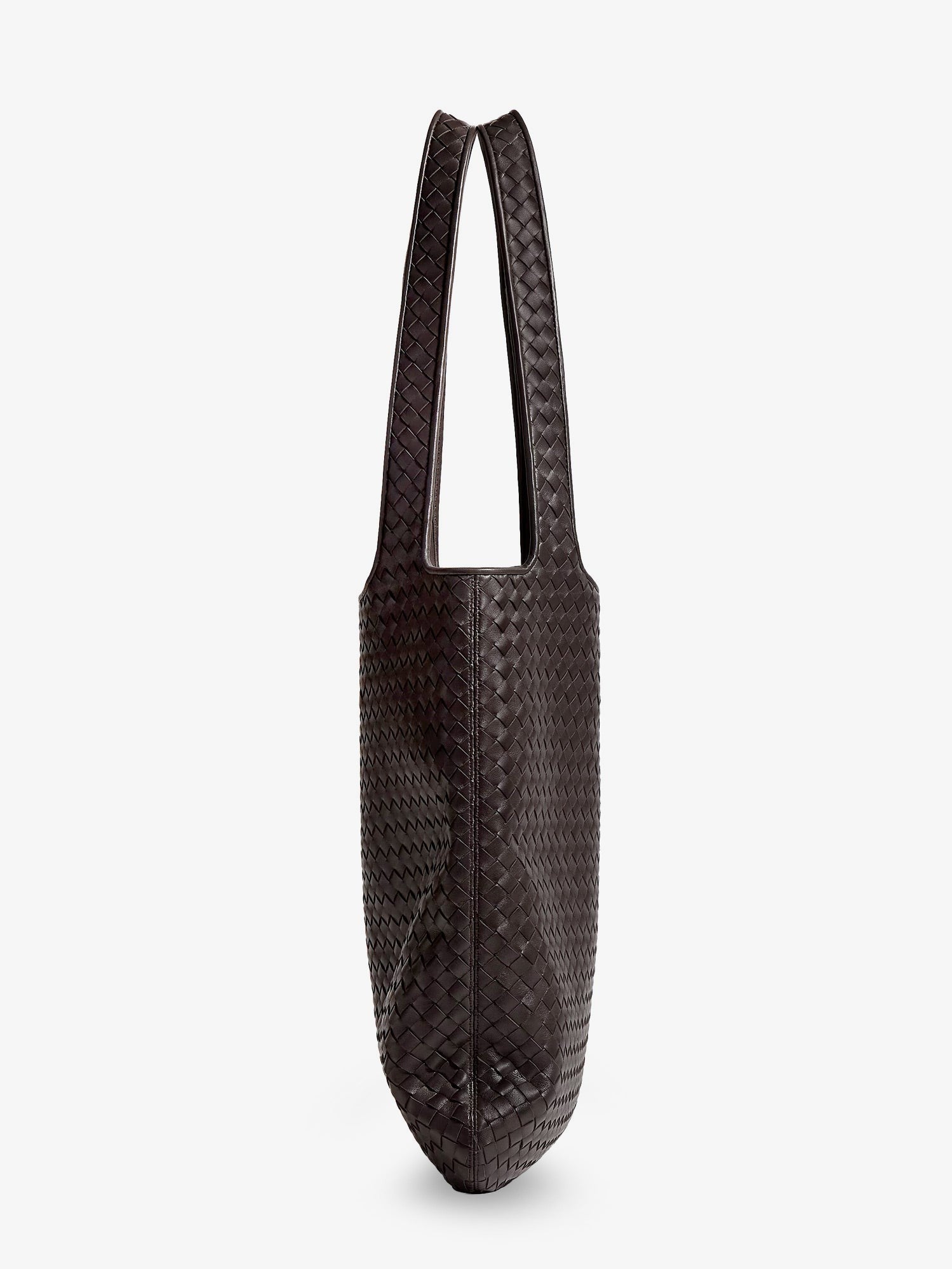 Bottega Veneta Men's Veneto Leather Shoulder Bag Brown
