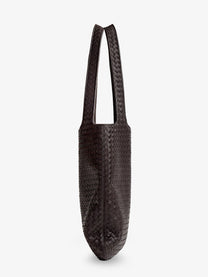 Bottega Veneta Men's Veneto Leather Shoulder Bag Brown