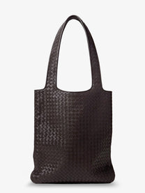 Bottega Veneta Men's Veneto Leather Shoulder Bag Brown