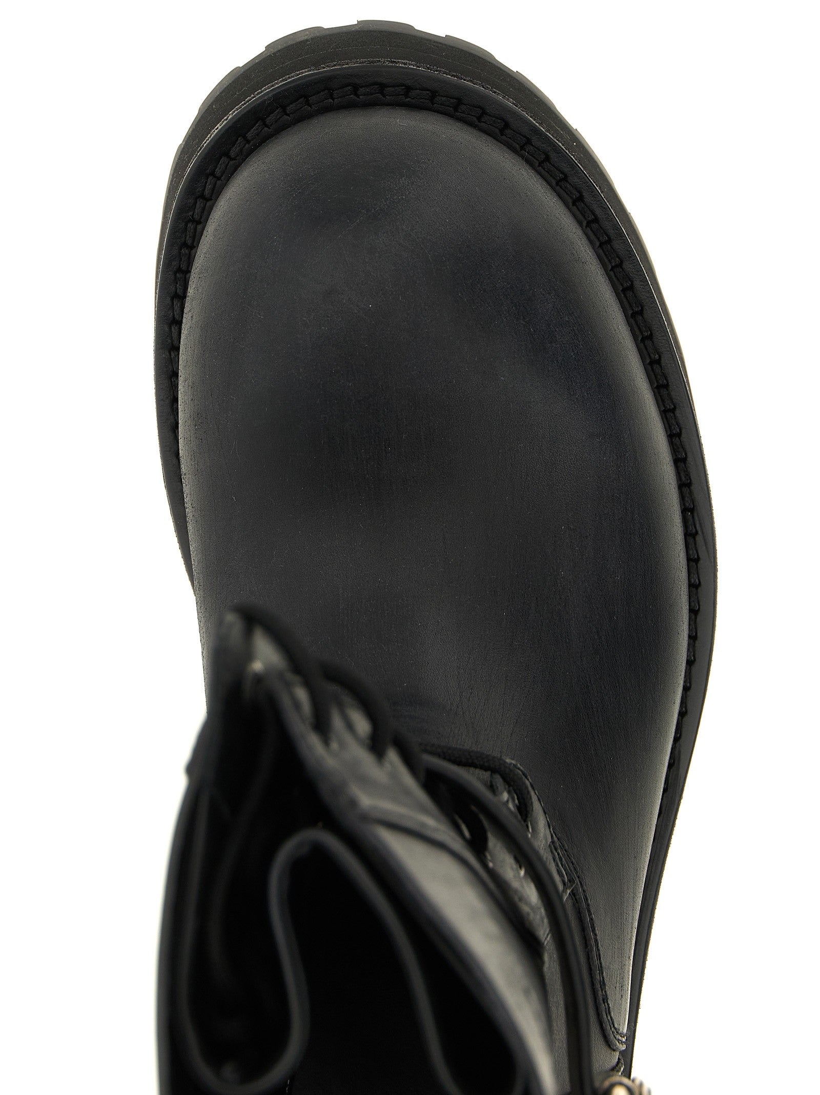 Balenciaga Venom Lace up Boots Black