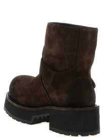 Balenciaga Venom Mini Ankle Boots Brown