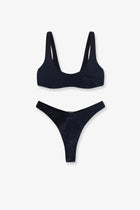Venuja Women's Nylon Bikini Black