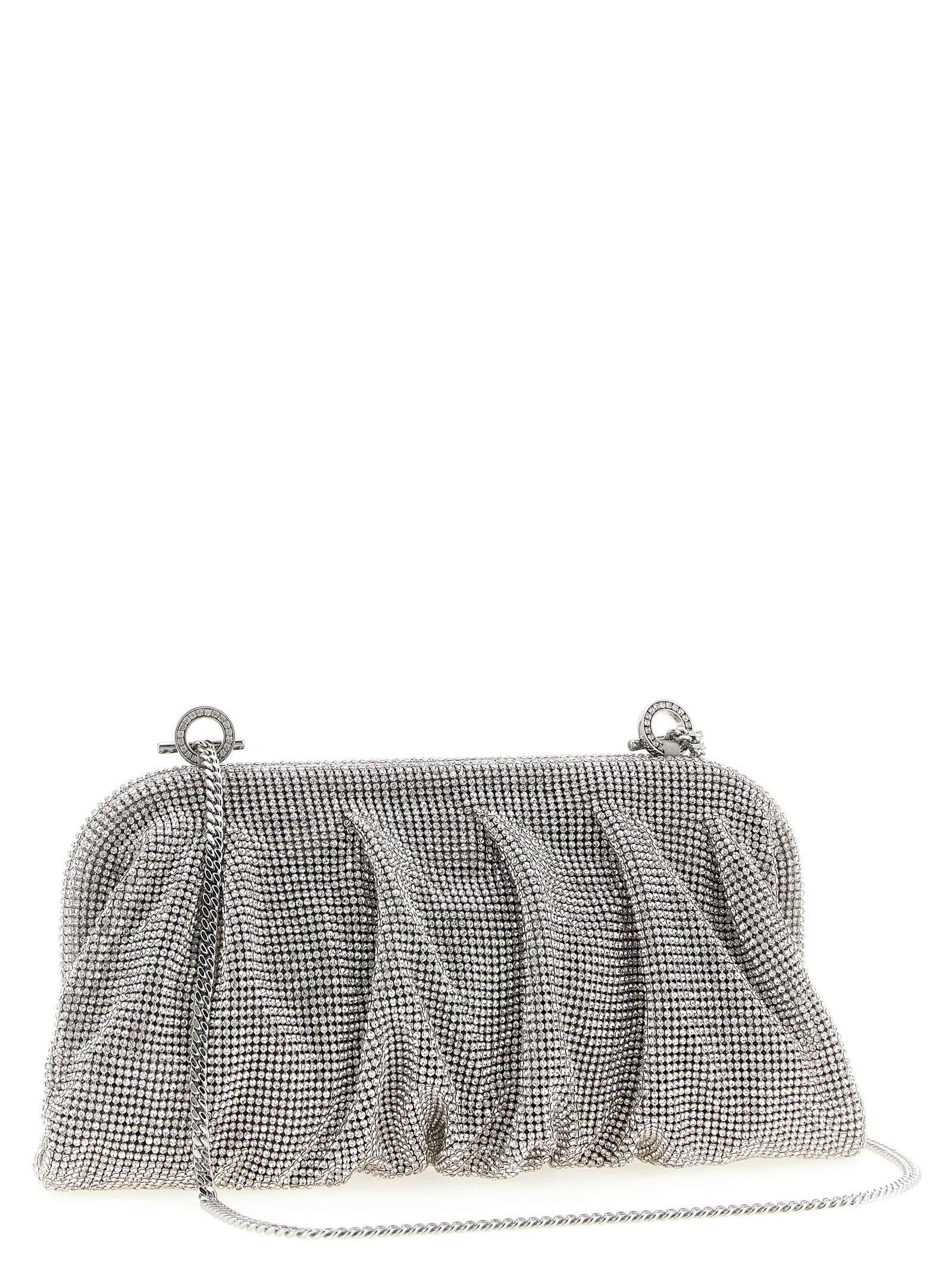 Benedetta Bruzziches Venus La Grande Clutch Silver