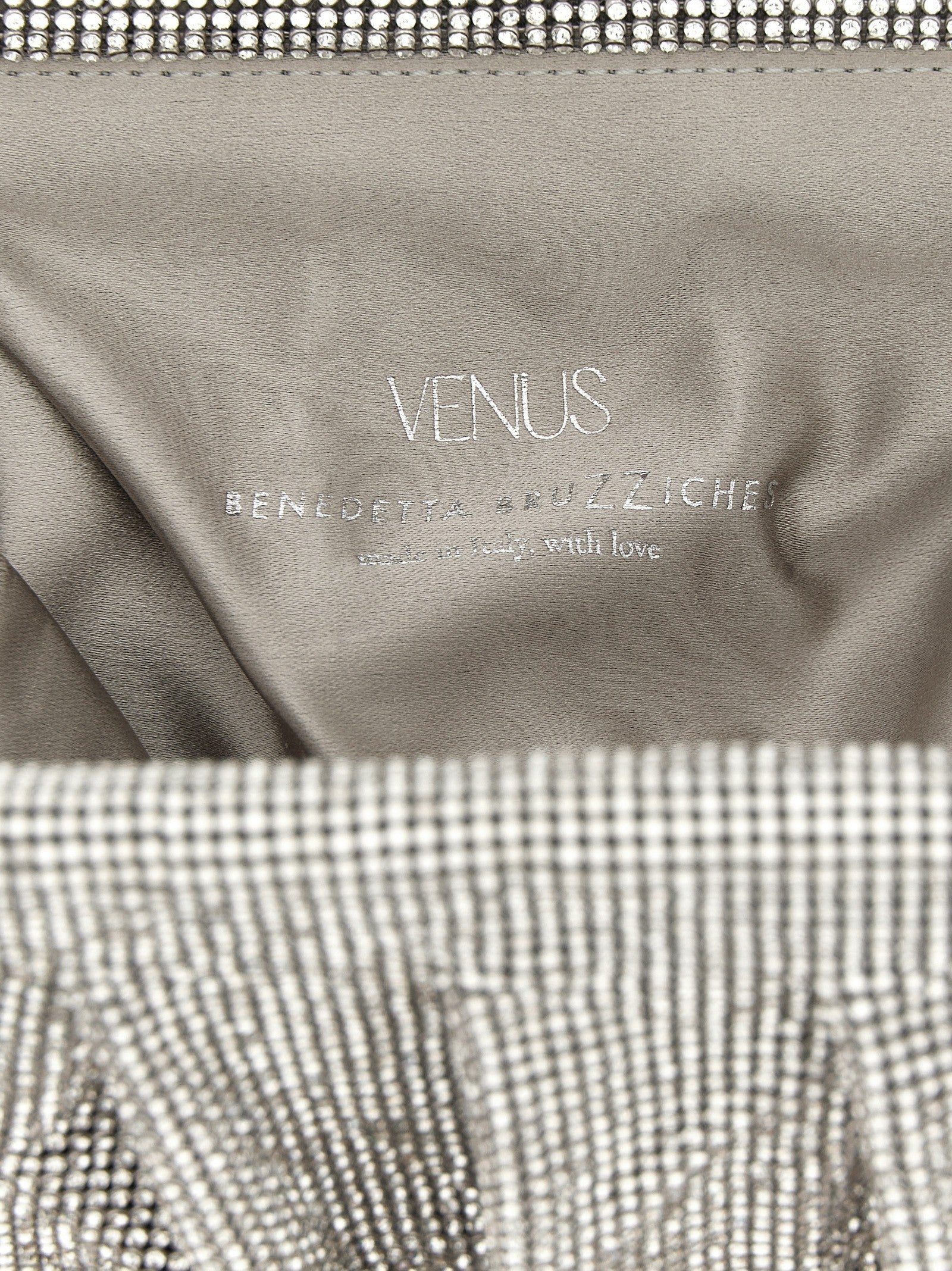 Benedetta Bruzziches Venus La Grande Clutch Silver