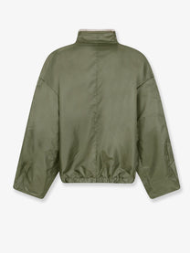 The Frankie Shop Women's Vera Reversible Nylon and Synthetic Fur Jacket Beige