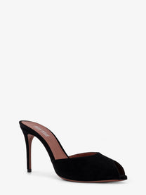 Paris Texas Women's Vera Suede Sandals Black