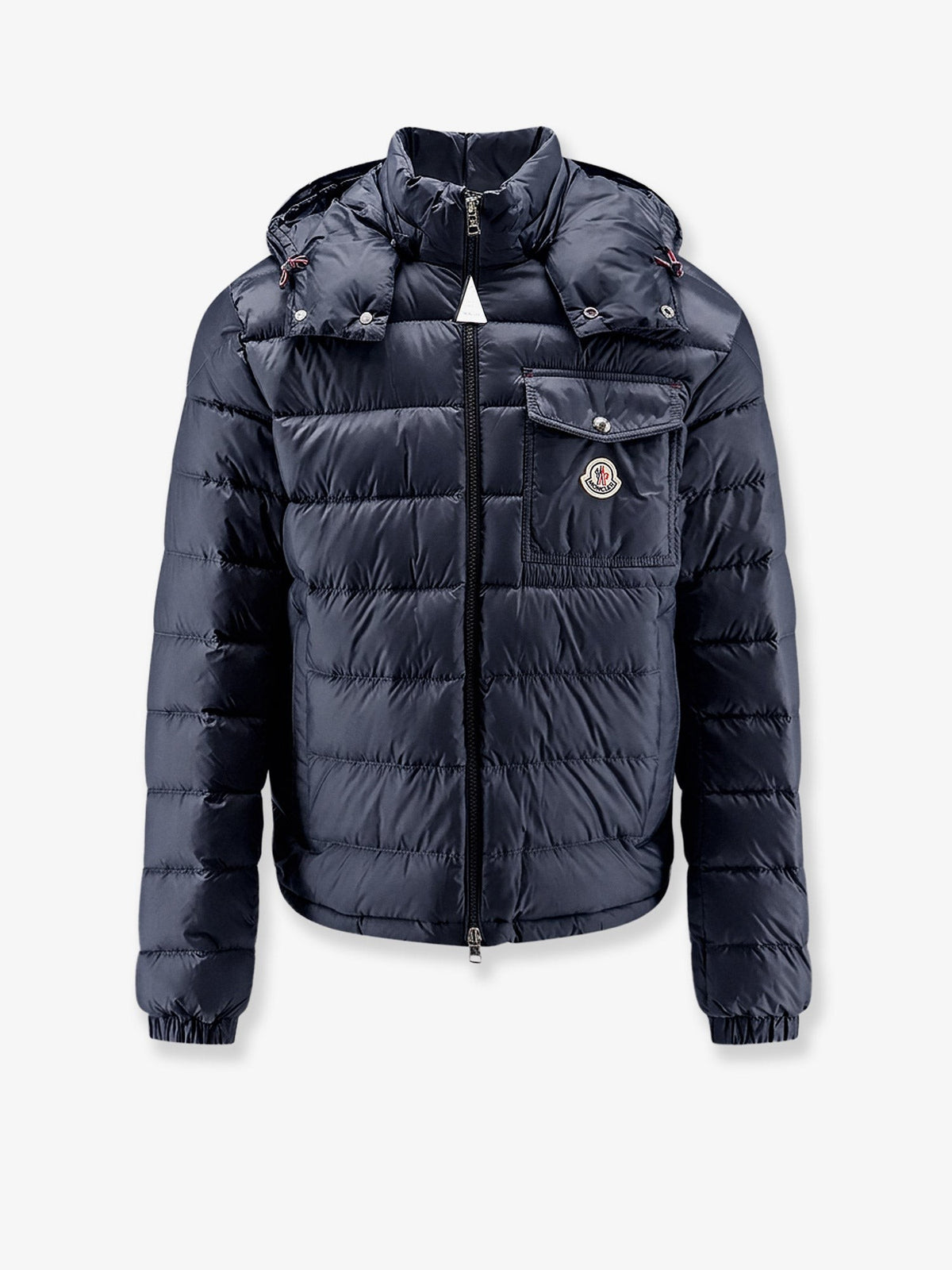 Moncler Men's Verith Recycled Nylon Down Jacket Blue