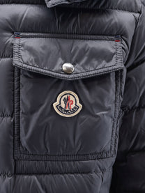 Moncler Men's Verith Recycled Nylon Down Jacket Blue