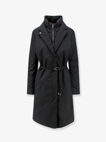 MooRER Women's Verlaine Nylon Coat Black