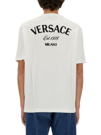 Versace - Versace T Shirt With Logo - Men’s Tops