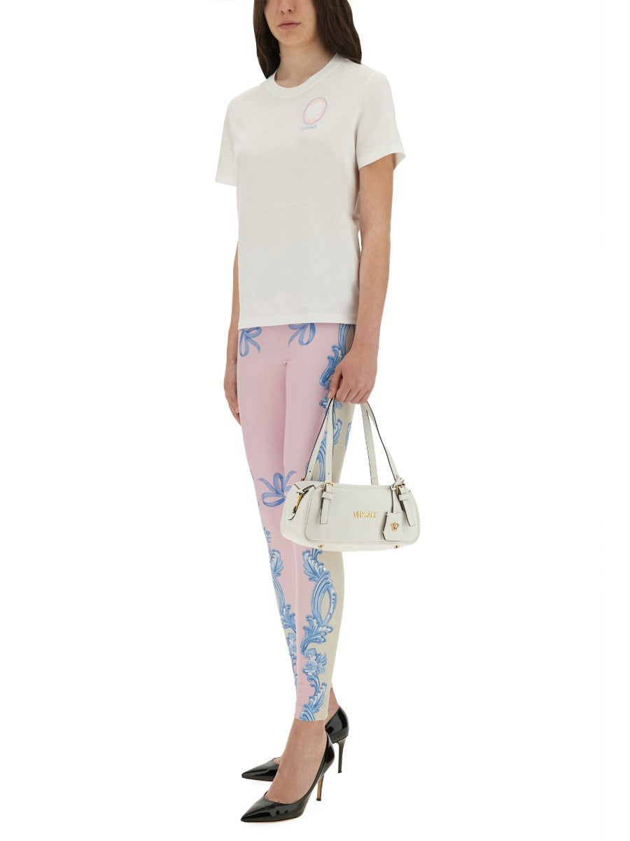 Versace - Versace Cameo Logo T Shirt - Women’s Tops