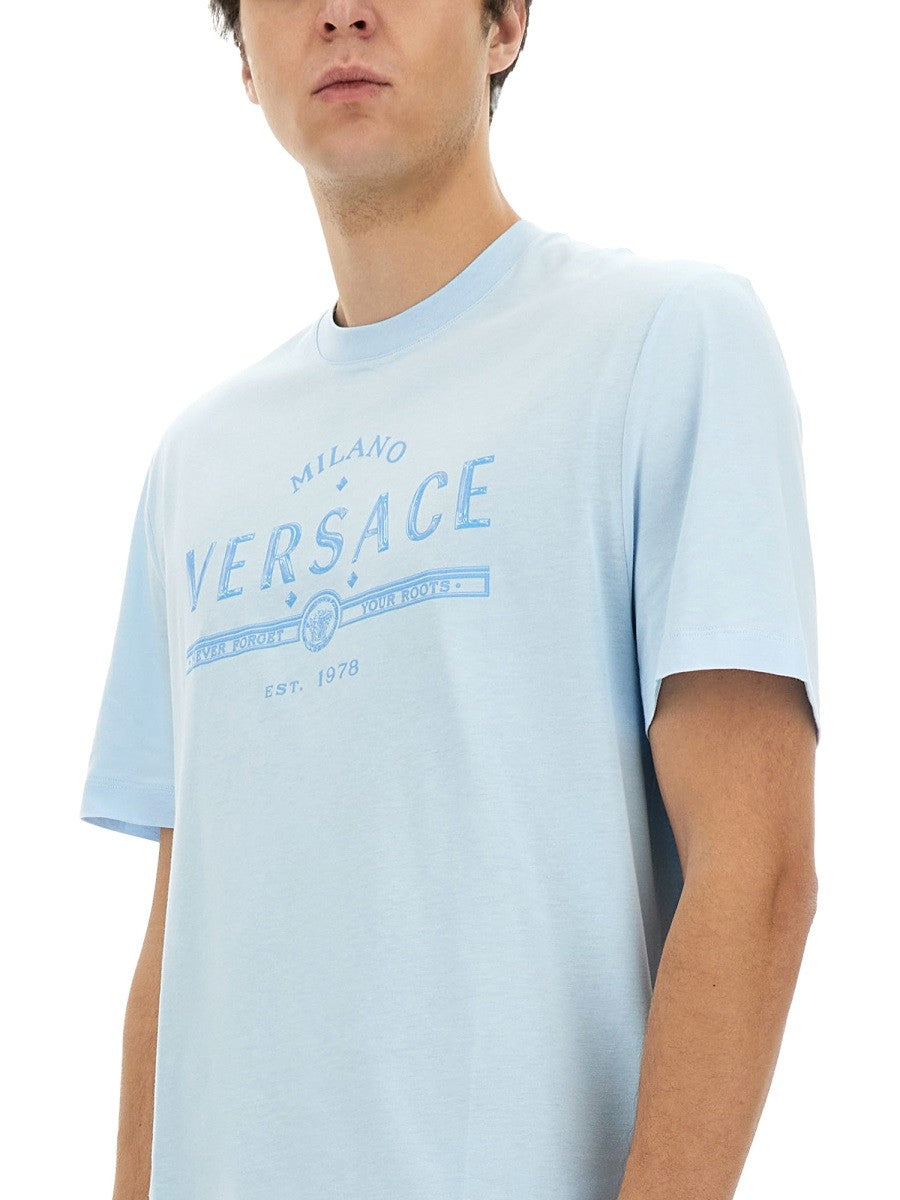 Versace - Versace T Shirt With Logo - Men’s Tops